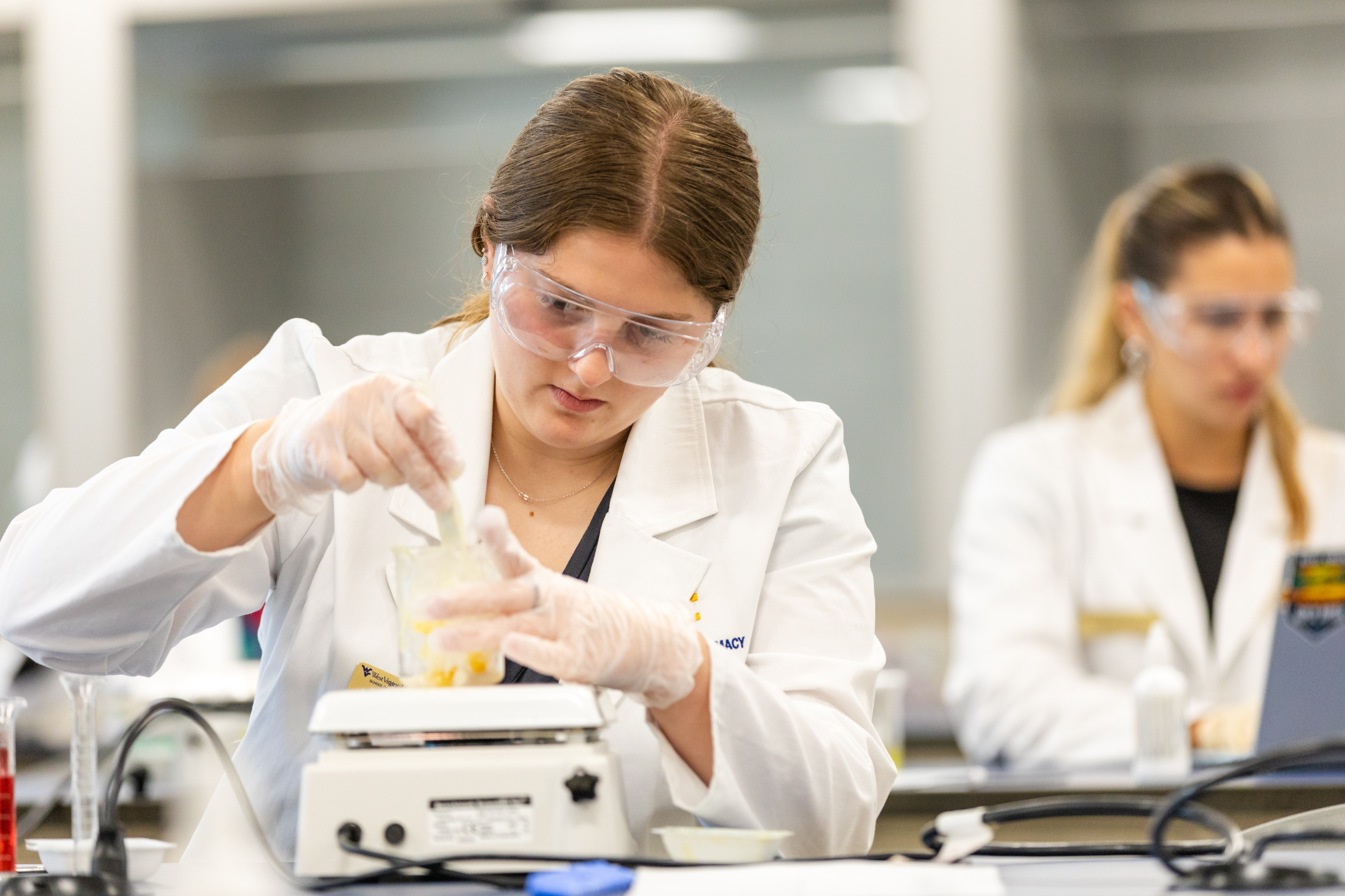 Pharmacy student in the classroom.