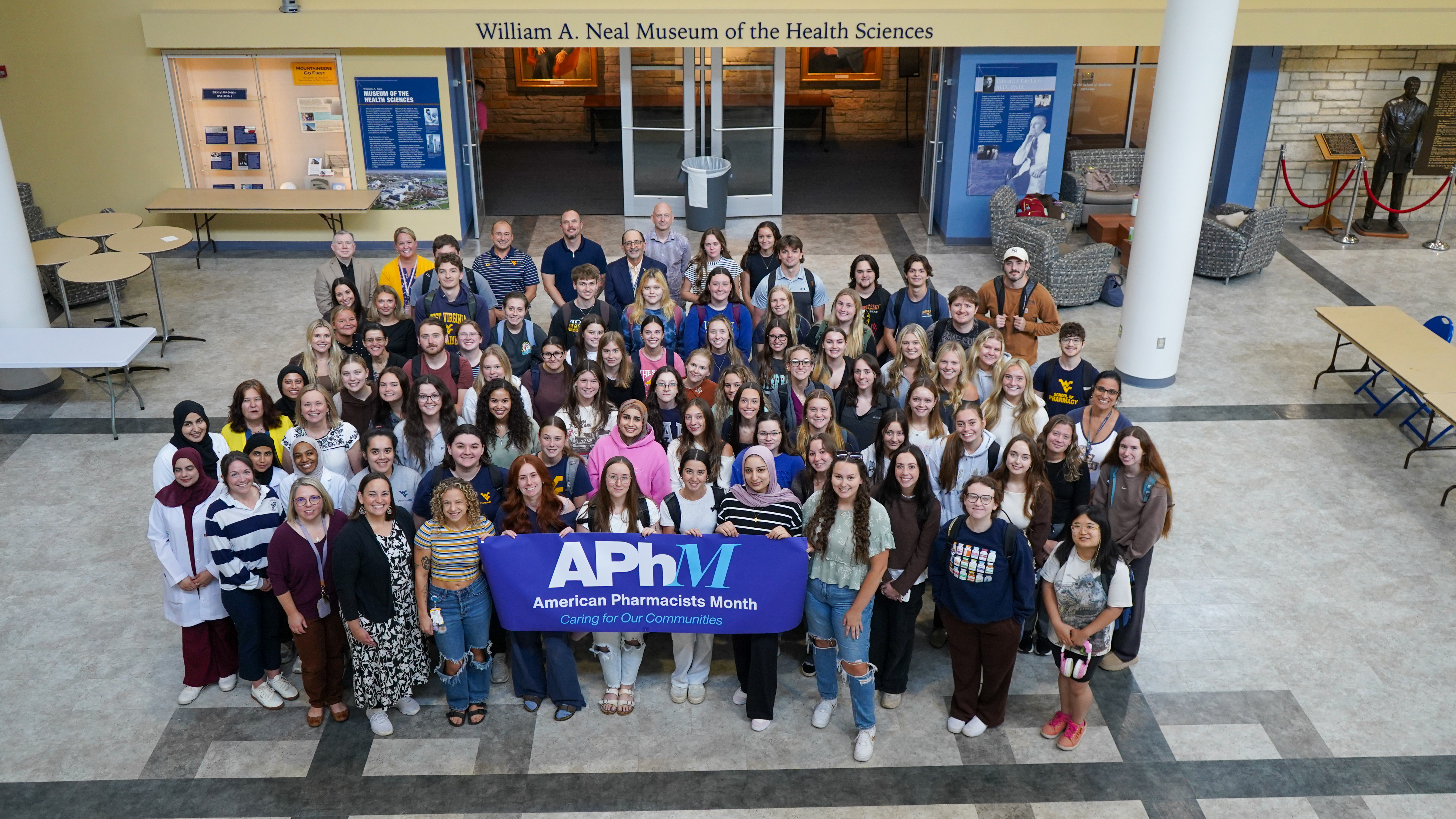Students celebrating American Pharmacists Month